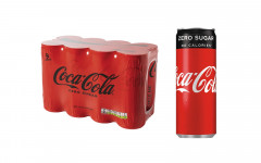 COCA COLA ZERO 3*8*25CL SLEEK