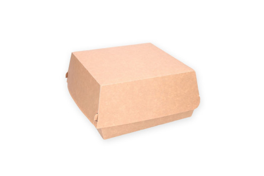 BOX HAMBURGER CARTON BRUN XXL 100P