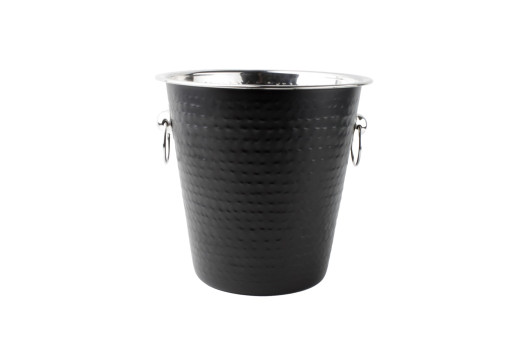 SEAU CHAMPAGNE 21.5*21CM BLACK BAR